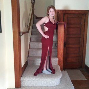 Maroon PROM Dress